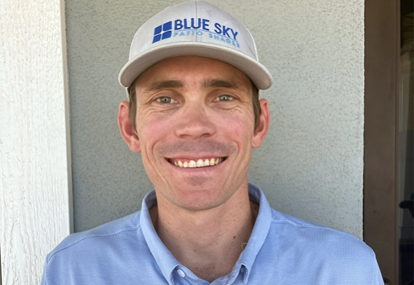 Garrett Peters | Blue Sky Patio Shades | MagnaTrack Dealer In Phoenix